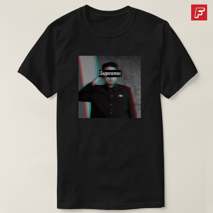 T854 Kaos Tshirt Combed 30S Distro Kim Jong Un Supreme Hypebeast