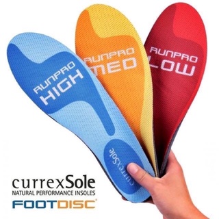 รุ่นกล่องของแท้100% CurrexSole รุ่น RUNPRO แผ่นรองเท้าสำหรับวิ่งและปั่น