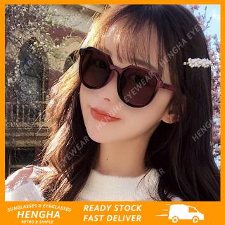 【HENGHA】【พร้อมสต็อก】เกาหลีออกแบบ Candy Color แว่นกันแดดผู้หญิง / ผู้ชาย