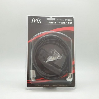 IRIS สายฉีดชำระ   SR-122 สีดำ