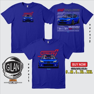 เสื้อผู้ชายเท่ - บ้าSUBARUIMPREZASTIWRXWRCV3เสื้อยืดรถยนต์เสื้อยืดรถยนต์