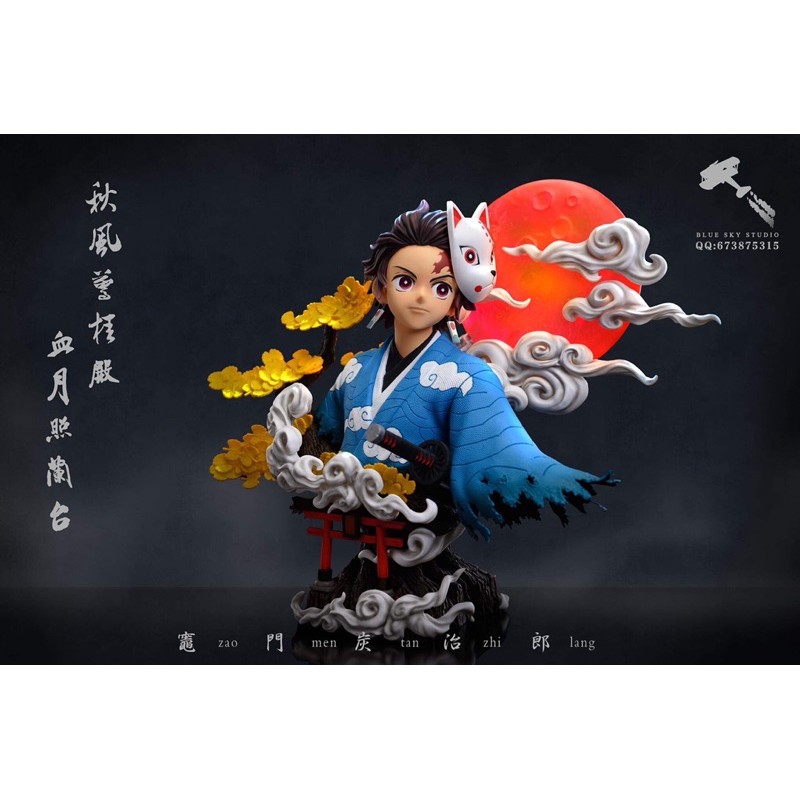 (Pre-Order) Blue Sky studio Tanjiro bust - Demon Slayer *custom GK statue