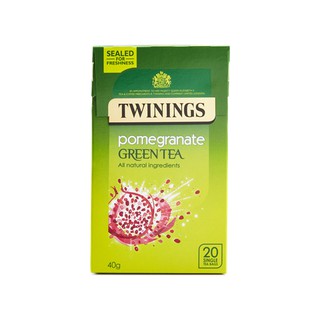 [แยกซอง/ยกกล่อง] ชา Twinings, GREEN TEA &amp; POMEGRANATE (นำเข้า)