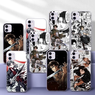 เคสโทรศัพท์มือถือแบบนิ่ม TPU ใส ลายอะนิเมะผ่าพิภพไททัน 5TP สําหรับ Vivo Y11 Y12 Y15 Y17 Y19 Y20 Y30 Y50 Y53 Y55 Y55s Y69 Y71 Y81 Y81s