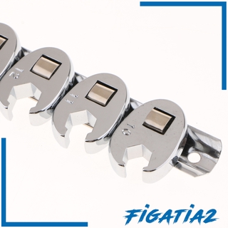 ( Figatia2 ) 10 ชิ้น Flare Nut Crow Line ชุดประแจหกเหลี่ยม 3 / 8 " Drive Open End Wrench