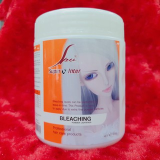 SPV Super V Bleaching Powder ผงฟอก ซุปเปอร์วี สีขาว 400g สำหรับการปรับสีผมให้อ่อนลงและล้างสีผมเข้มให้สว่างขึ้น