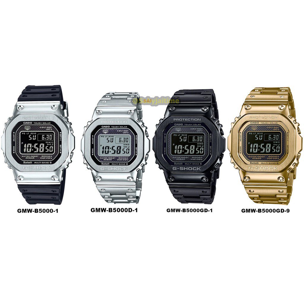 ใหม่แท้ศูนย์ นาฬิกา CASIO G-SHOCK รุ่น GMW-B5000 series GMW-B5000D GMW-B5000GD ประกันศูนย์ 1 ปี