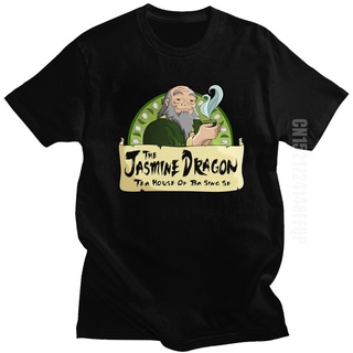 ค่าสัมบูรณ์เสื้อยืดคอกลมผ้าฝ้ายพิมพ์ลาย The Jasmine Dragon Tea House สําหรับผู้ชายรหัสเต็ม S-3XL