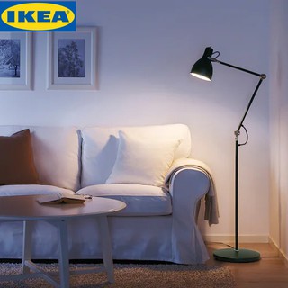 IKEA ARÖD ออเริด โคมไฟพื้น/โคมไฟอ่านหนังสือ, สีแอนทราไซต์ ใช้หลอดไฟ LED E27 วัสดุโลหะ แข็งแรงคงทน