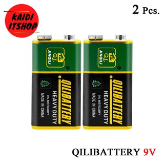 ถ่าน 9V QILIBATTERY จำนวน 2 ก้อน