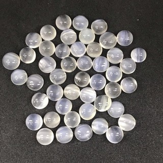 8mm พลอยมุกดาหาร (มูนสโตน-Moonstone) พลอยแท้ 100%. Real Moonstone 8mm