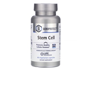 Life Extension GEROPROTECT® Stem Cell 60 แคปซูล : Stem cell เซลซ่อมเซล ช่วยให้อวัยวะร่างกายทำงานได้ดี ชะลอวัย