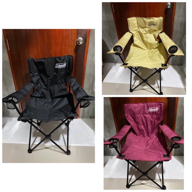 Coleman Arm Chair (New Color) เก้าอี้สนามพับได้ พร้อมถุงใส่ รับน้ำหนักได้80-100โล ของแท้ Japan มีสินค้าพร้อมส่ง