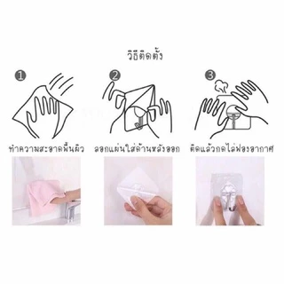 Janylucy 🐰 ตะขอติดผนัง ตะขอแขวนติดผนัง ตะขออเนกประสงค์ ตะขอแปะผนัง