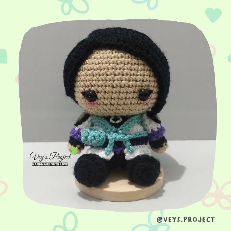 ตุ๊กตาถัก Sage Valorant/Sage Valorant Amigurumi