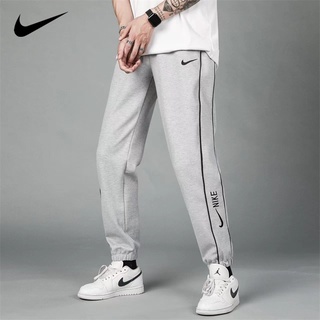 Nike กางเกงฮาเร็มขายาวลําลอง ปักลายโลโก้ ของแท้ เหมาะกับคู่รัก สําหรับผู้ชาย และผู้หญิง