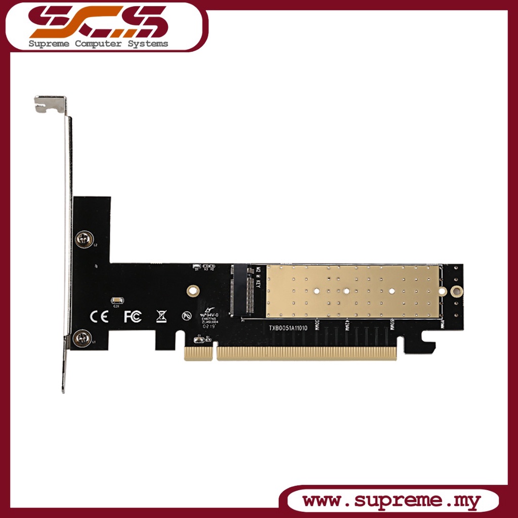 DIEWUPIE PCIe X16 3.0 ถึง M.2 SDD NVME เพิ่มบนการ์ด riser การ์ดขยายคอมพิวเตอร์ความเร็วสูง TXB005