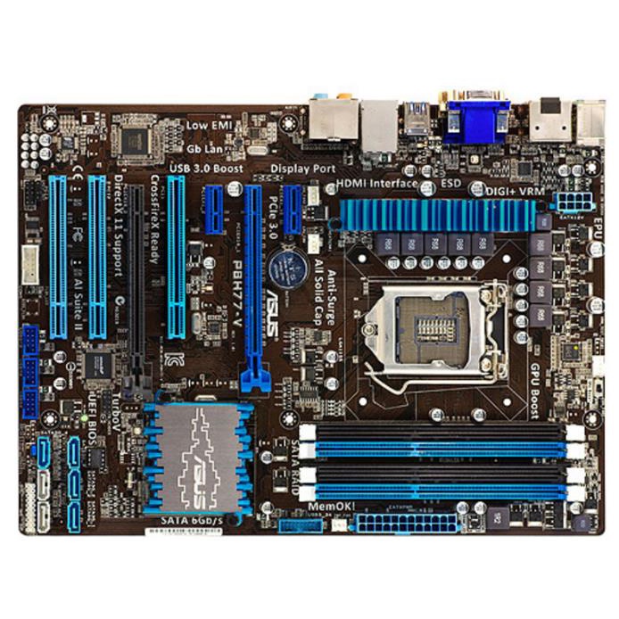 ASUS P8H77-V คอมพิวเตอร์ เมนบอร์ด Mainboards LGA1155