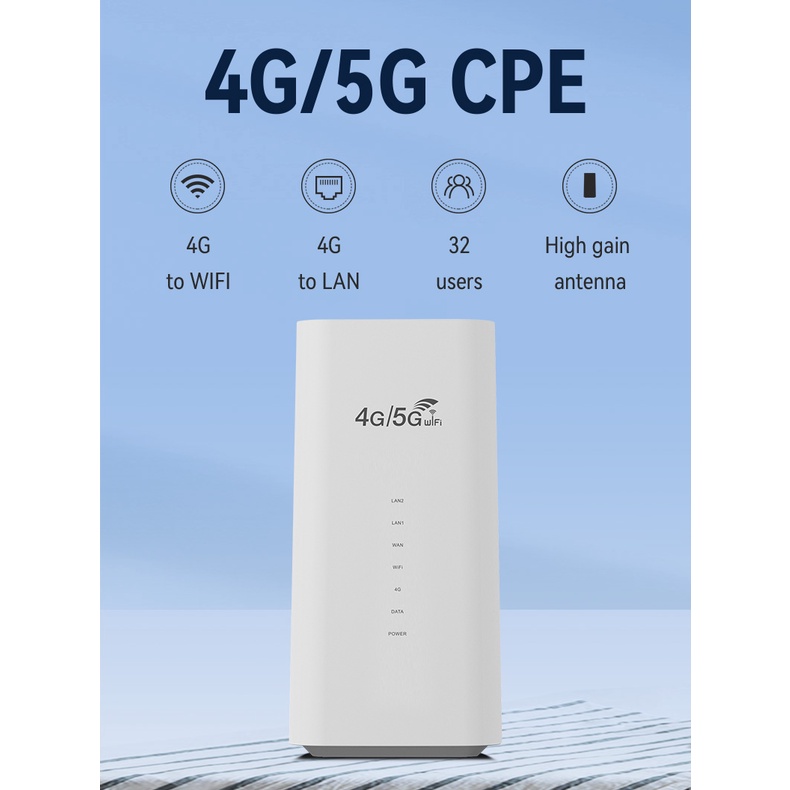 🚀พร้อมส่ง🚀router ใส่ซิม ไวไฟใส่ซิม WiFi เราเตอร์ ซิมการ์ด โมเดม 4G Pro CPE 101-5M เราเตอร์ wifi ใส่ซิม เราเตอร์ใส่ซิม