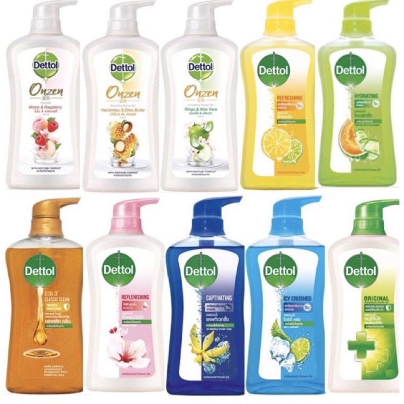 ครีมอาบน้ำ เดทตอล dettol ฆ่าเชื้อโรคแบคทีเรีย