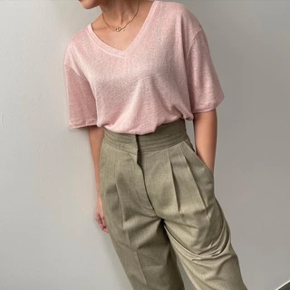 maison KEEPS | Airy V-neck Tee | เสื้อยืดเบสิคผ้าเบาสบายเหมาะกับอากาศเมืองไทย