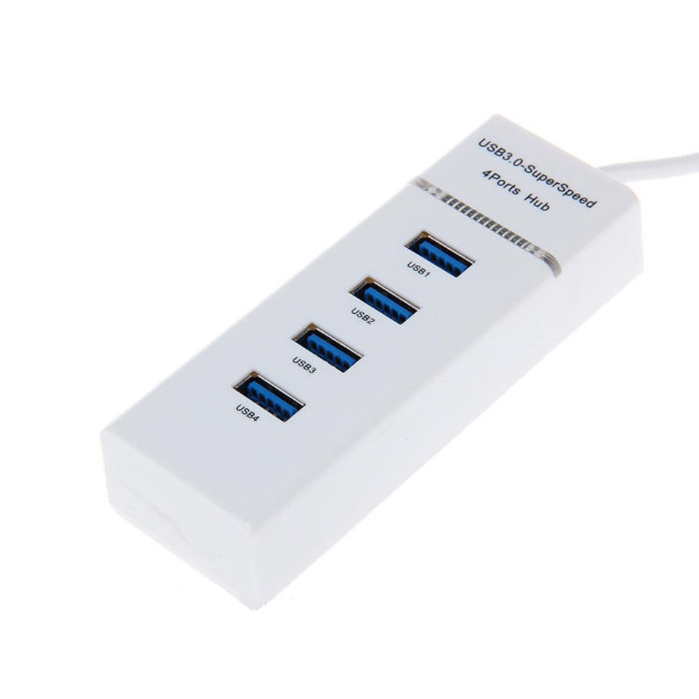 USB ความเร็วสูง 4 พอร์ตฮับ USB 3.0 USB HUB Adapter สำหรับ PC แล็ปท็อปอุปกรณ์เสริมคอมพิวเตอร์