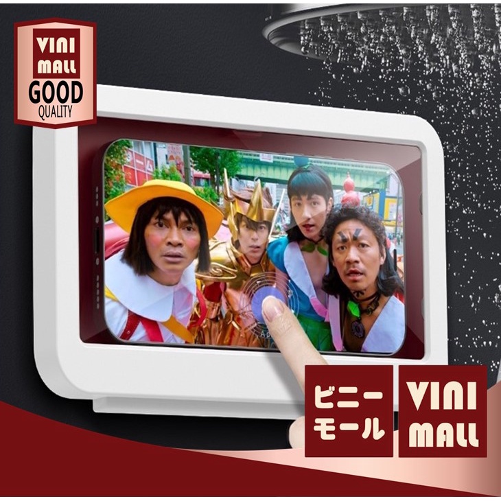 【VINIMALL คุณภาพดี】เคสดูมือถือติดผนัง เคสมือถือกันน้ำ แน่นหนาป้องกันการรั่วซึม สินค้าขายดี CTN110