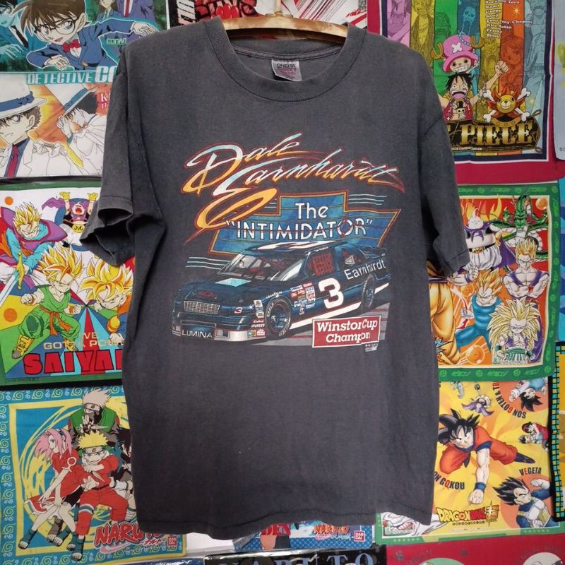 เสื้อยืดมือสอง Vintage Usa รถแข่ง NASCAR Winston Cup Champions งานเก่า 80's 1989 สภาพเฟดๆเก่าเลย Siz