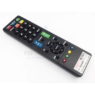 รีโมททีวี LCD LED SHARP รุ่น GB071WJSA [ใช้กับทีวีชาร์ป Sharp จอแบน LCD / LED ได้ทุกรุ่น] รีโมททีวีชาร์ป รีโมททีวี
