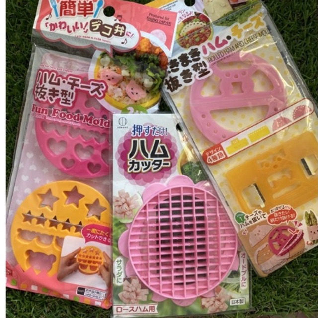 แม่พิมพ์กดชีส ที่กดผัก ที่กดแฮม หลายแบบ ให้เลือก น่ารักมากๆ จาก Japan