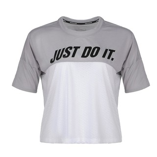 Original nike womens short sleeve tshirt black AJ8663 JUST DO IT Quick dry