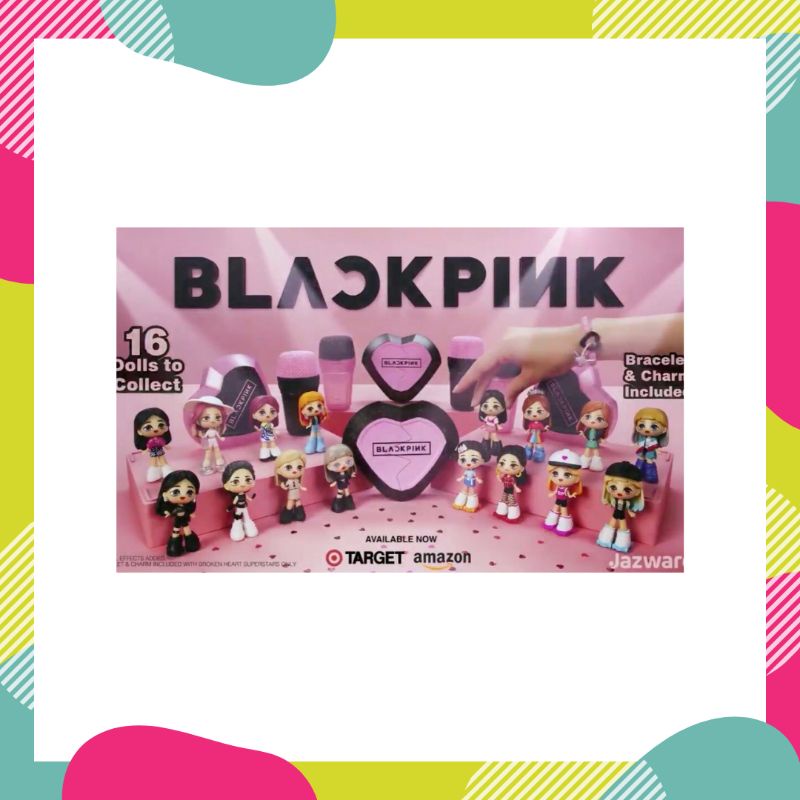 🖤พร้อมส่ง💓Jazwares x BLACKPINK ​(ฟิกเกอร์)​ / กล่องใส่ไมค์ หัวใจ