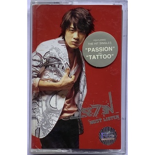 Cassette Tape เทปคาสเซ็ตเพลง Se7en 7 Seven 2nd Album Must Listen ลิขสิทธิ์ K Pop