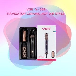 หวีไดร์ไฟฟ้า ม้วนผมไฟฟ้า รุ่น VGR V-559  navigator ceramic hot air styler