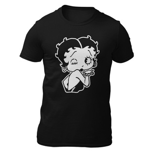 [S-5XL] เสื้อยืด พิมพ์ลายกราฟฟิค Betty Boop มาใหม่ เลือกลายได้