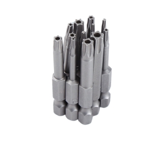 โปรโมชั่น : ดอกไขควงแม่เหล็ก 14 นิ้ว Shank 50 มม. S2 12 ชิ้น T5-T40