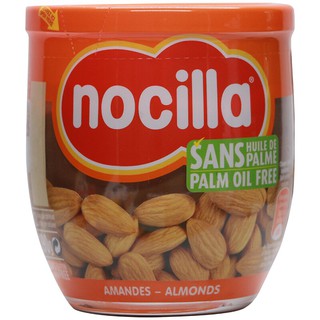 นอซิลล่าผลิตภัณฑ์ทาขนมปังรสช็อกโกแลตอัลมอนด์ 190กรัม Nosilla, Chocolate Almond Spread, 190 grams