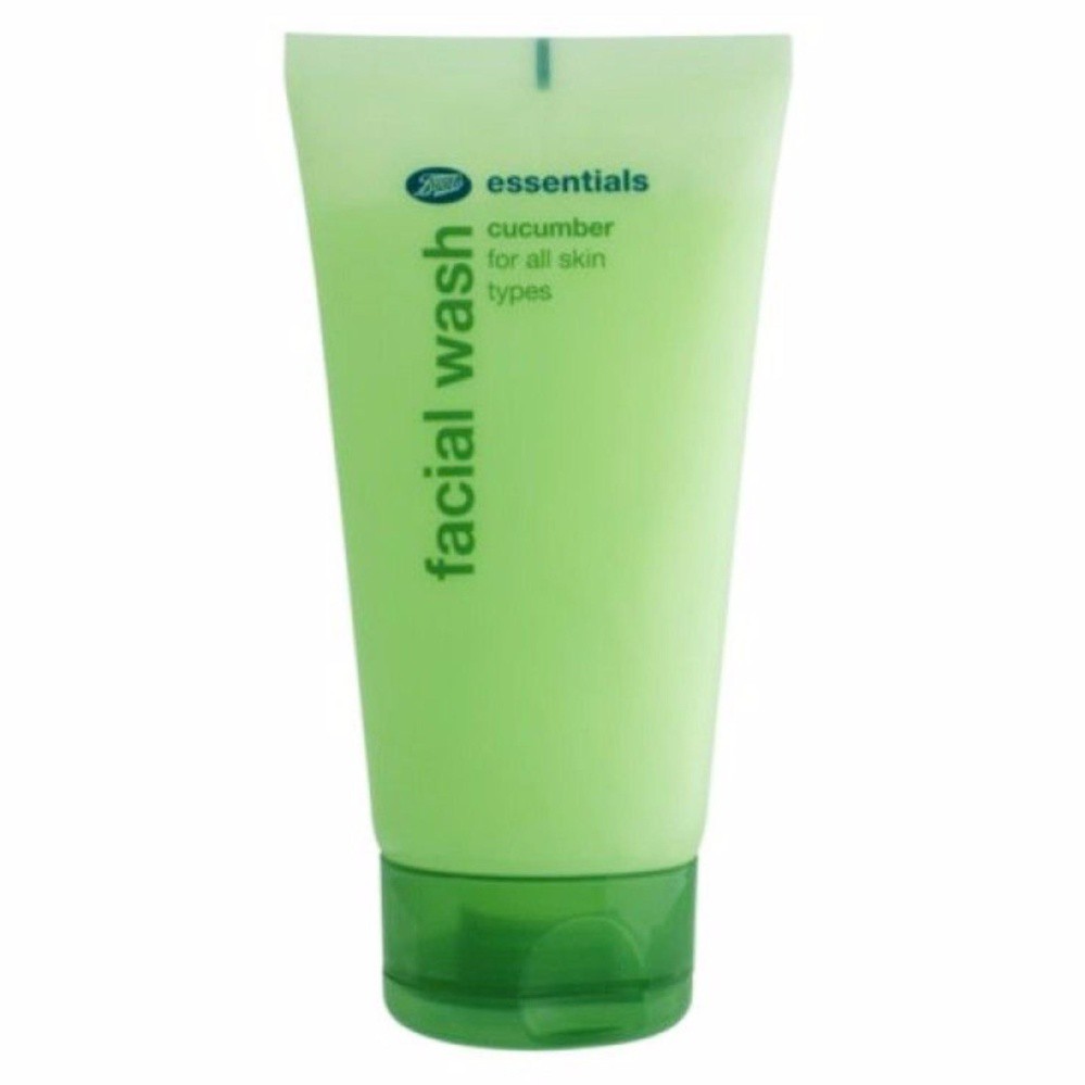 Boots Essentials Cucumber Facial Wash 150ml โฟมล้างหน้าสูตรแตงกวา