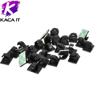 กิ๊บล็อคสายไฟ แบบกาวสองหน้า สำหรับเดินสายไฟ เก็บสายไฟกล้องติดรถ (ยาว18mm x กว้าง 13mm x สูง10 mm)