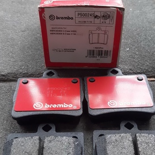 ผ้าเบรกหลัง Brembo benz R.(W202) 180 200 220 ปี 98-01