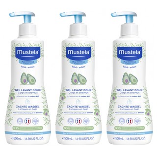 Mustela Gentle Cleansing Gel 3x500ml