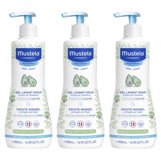 Mustela Gentle Cleansing Gel 3x500ml