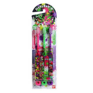 Bandai splatoon kids toothbrushes set 3 pcs.