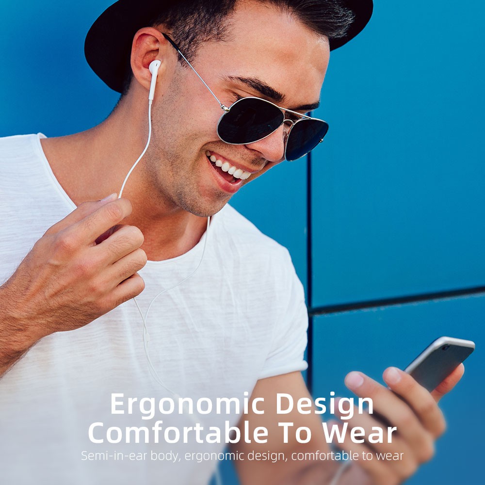 Essager หูฟัง Hi - Fi พร้อมไมโครโฟน อเนกประสงค์ 3.5 มม. สําหรับ Ios Android