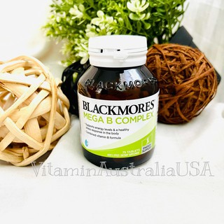 Blackmores Mega B Complex ขนาด 75 เม็ด Energy support หมดอายุ 17/09/2022