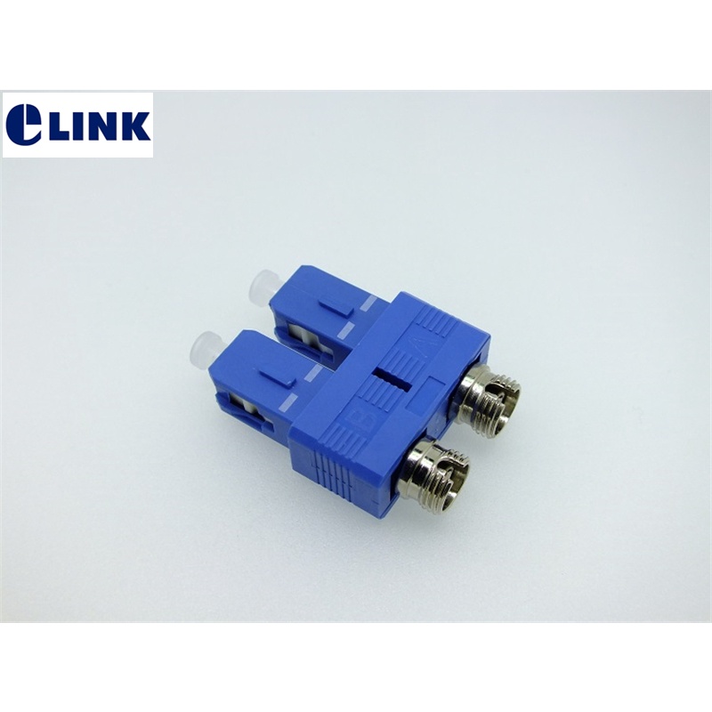 SC-FC fiber optic FM hybrid adapter duplex female to male adapter APC UPC optic fibre connector Ftth