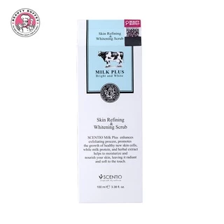 SCENTIO MILK PLUS GEL SCRUB - เซนทิโอ เจลนมขัดผิวขาว (100 ml)