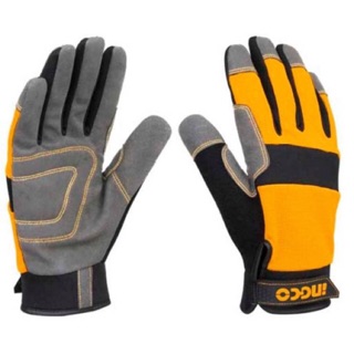 ถุงมือช่าง อเนกประสงค์ ไมโครไฟเบอร์ Size : XL รุ่น HGMG01 ( Mechanic Gloves )