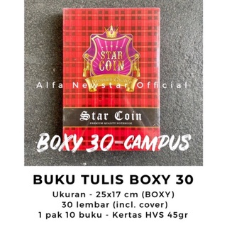 Buku Tulis BOXY 30 CAMPUS murah COIN