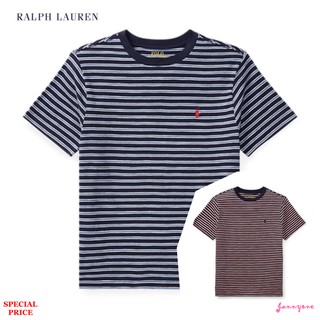 RALPH LAUREN STRIPED COTTON JERSEY T-SHIRT (BOY SIZE 8-20)